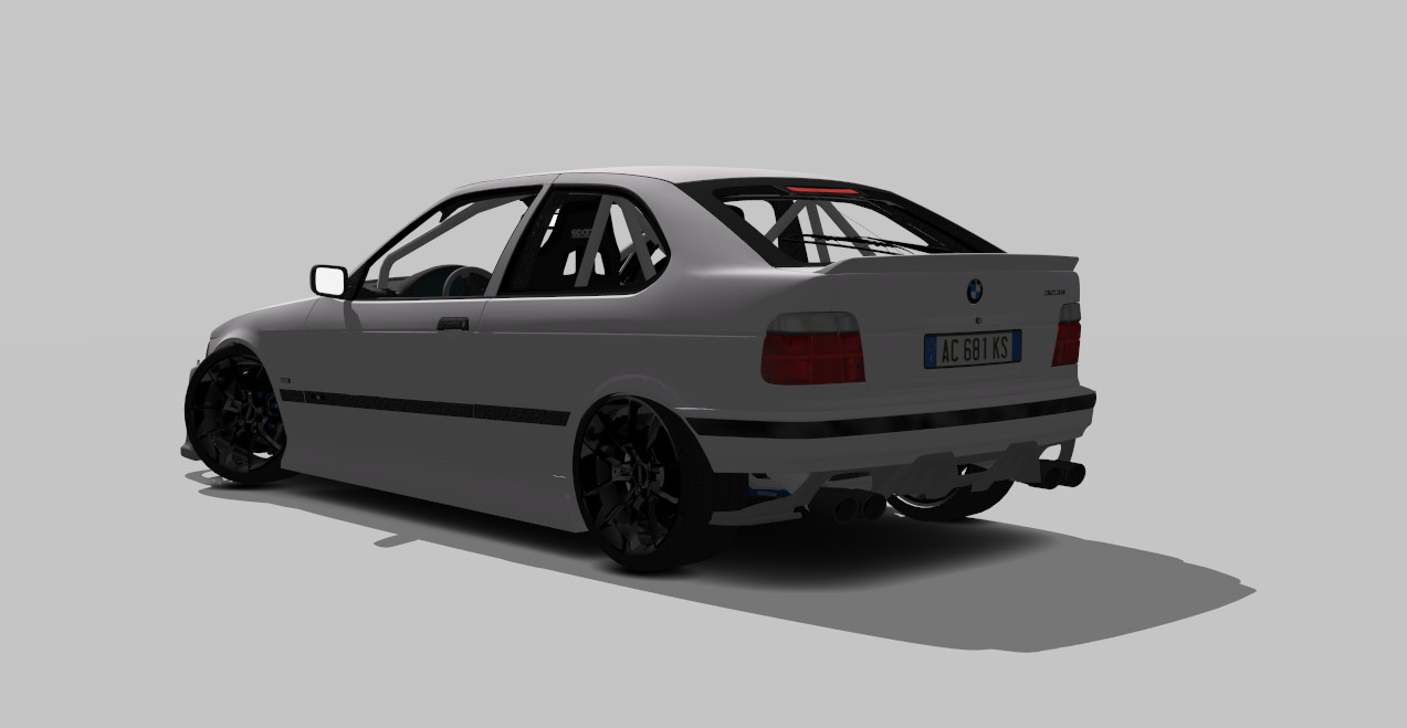 bmw e36 compact modificado hasta los dientes